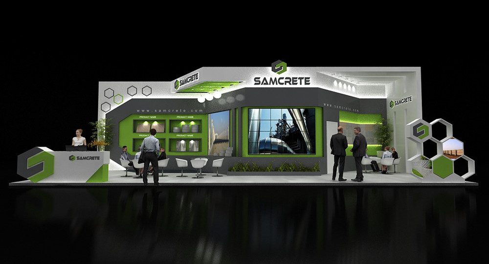 samcrete展台